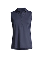 Tae Sleeveless Polo Top