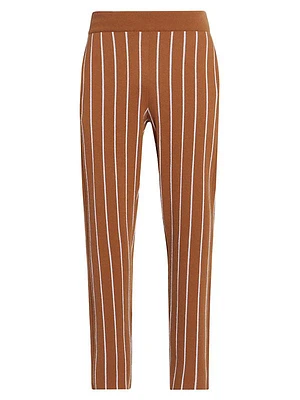 ZEGNA x The Elder Statesman Striped Cashmere Joggers