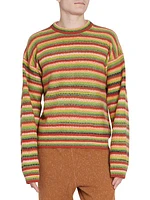 ZEGNA x The Elder Statesman Striped Cashmere & Wool Sweater