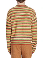 ZEGNA x The Elder Statesman Striped Cashmere & Wool Sweater