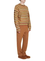 ZEGNA x The Elder Statesman Striped Cashmere & Wool Sweater