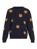 ZEGNA x The Elder Statesman Wool & Cashmere Intarsia Sweater