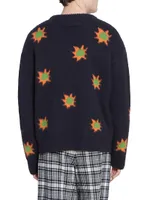 ZEGNA x The Elder Statesman Wool & Cashmere Intarsia Sweater