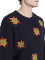 ZEGNA x The Elder Statesman Wool & Cashmere Intarsia Sweater