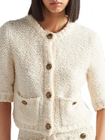 Bouclé Mohair Cardigan