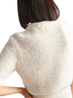 Bouclé Mohair Cardigan