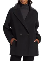 Wool-Blend Oversized Jacket