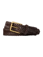 Braided Leather Belt