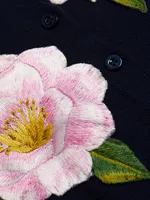 Camellia Threadwork Cardigan