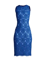 Corded Lace Sheath Dress