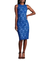 Corded Lace Sheath Dress