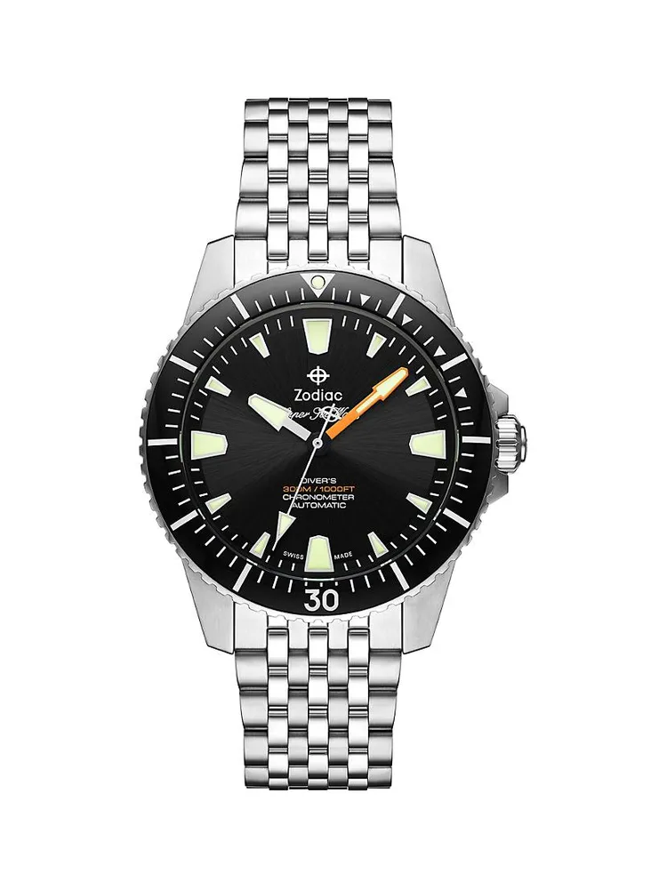 Pro-Diver Stainless Steel Automatic Watch