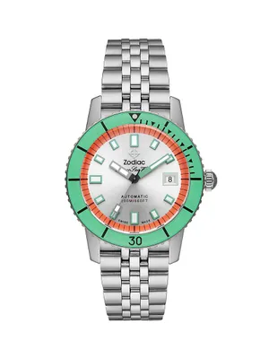 Super Sea Wolf Stainless Steel Compression Automatic Watch