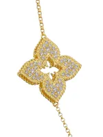Venetian Princess 18K Yellow Gold & Pavé Diamond Station Necklace