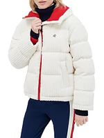 Jumbo Corduroy Down Puffer Jacket