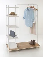 Open 4-Shelf Closet Wardrobe