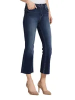 Kendra High-Rise Crop Flare Jeans