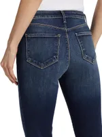 Kendra High-Rise Crop Flare Jeans