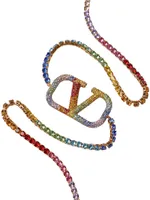 Vlogo Signature Multicolored Chain Belt