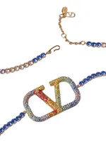 Vlogo Signature Multicolored Chain Belt