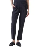 Silk And Acetate Crêpe Cady Tailored Jogger Trousers
