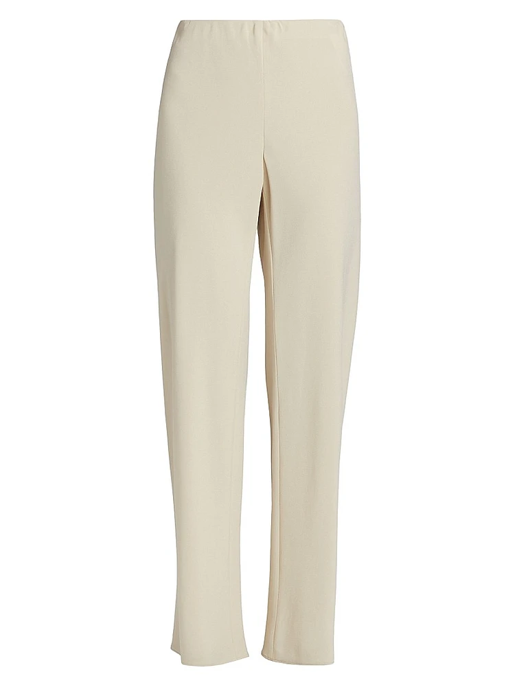 Straight-Leg Pull-On Pants