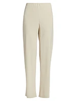 Straight-Leg Pull-On Pants