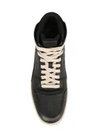 Mason High-Top Leather Sneakers