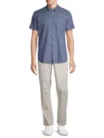 Fairfax Geometric Relaxed-Fit Shirt