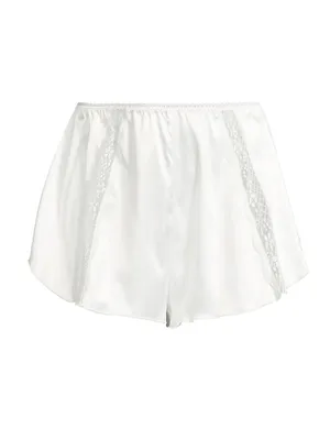 Lucille Satin & Lace Shorts