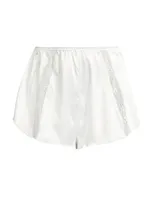 Lucille Satin & Lace Shorts