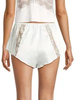 Lucille Satin & Lace Shorts