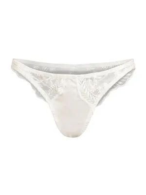 Frankie Lace & Satin Thong