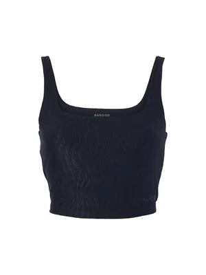 Tempo Jacquard Crop Bra Top