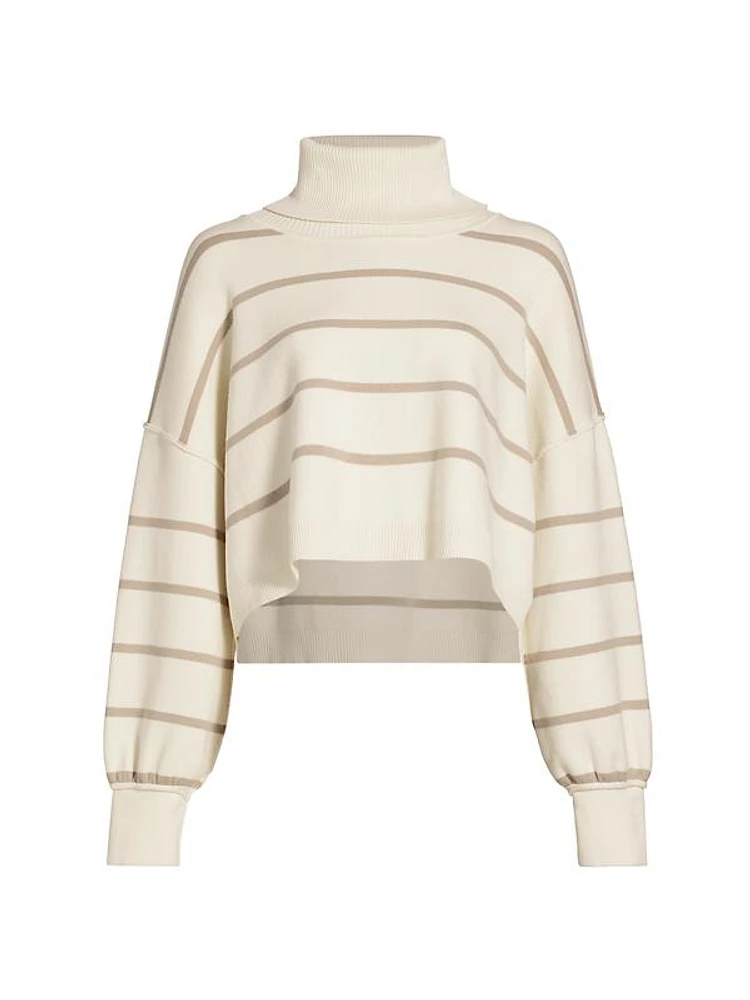 Paulie Cropped Turtleneck Sweater