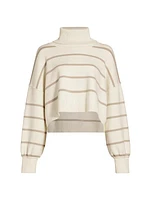 Paulie Cropped Turtleneck Sweater