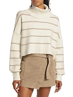 Paulie Cropped Turtleneck Sweater