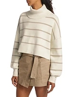 Paulie Cropped Turtleneck Sweater