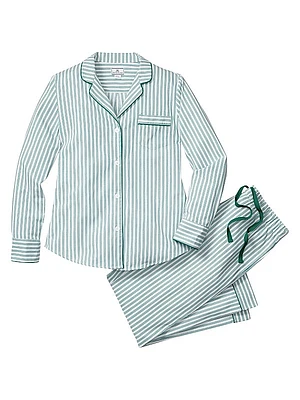 Ticking Pajama Set