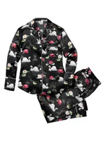 Silk Swan Lake Pajama Set