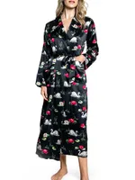 Swan Lake Mulberry Silk Robe