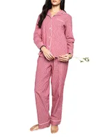 Mini Gingham Cotton Pajama Set