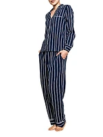 Grant Pinstripe Classic Pajama Set