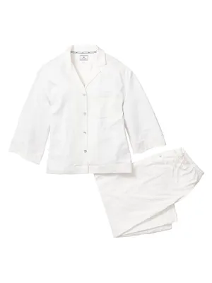 Luxe Wide-Leg Pima Cotton Pajama Set