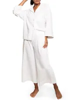 Luxe Wide-Leg Pima Cotton Pajama Set