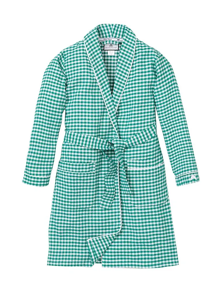 Gingham Flannel Robe