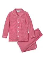 ​Baby Boy's, Little Boy's & Gingham Flannel Classic Pajamas