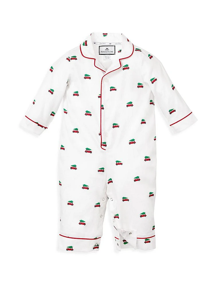 Baby's Holiday Journey Pajama Coveralls