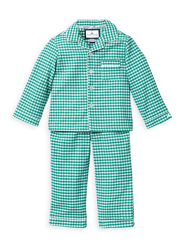 Baby's & Little Kid's Gingham Pajama Set