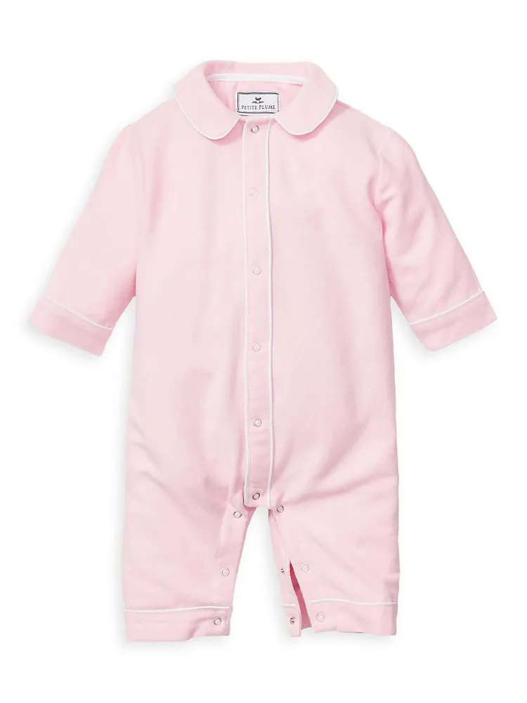 Baby Girl's Flannel Coveralls